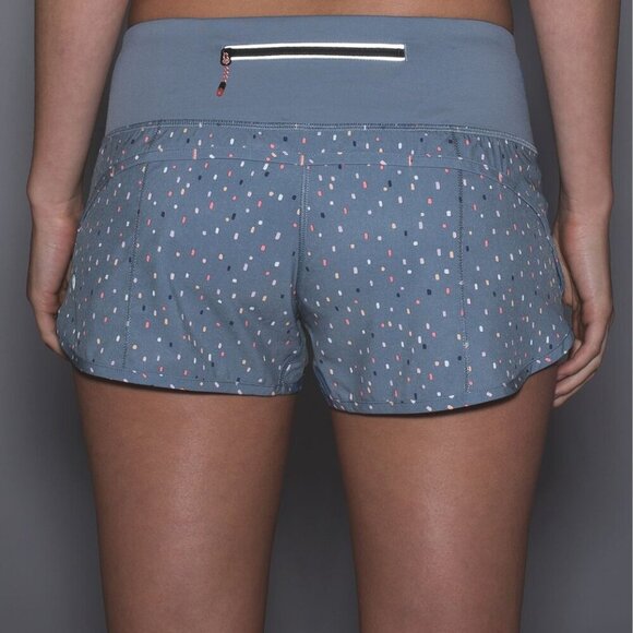 Lululemon Run: Speed Short *Block-It Pocket- Confetti Cake- Size 4 - Picture 4 of 14